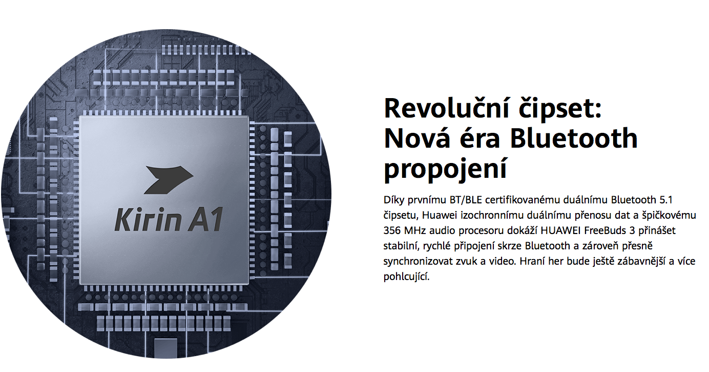 Huawei FreeBuds 3 White - Bezdrátová sluchátka parovani